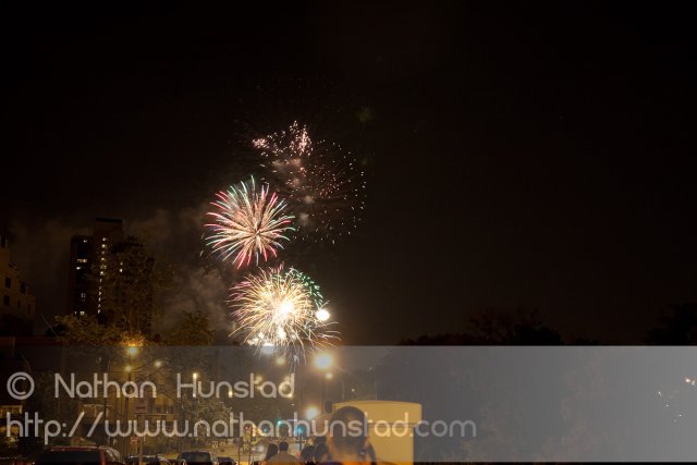 Minneapolis fireworks on 4 July 2010